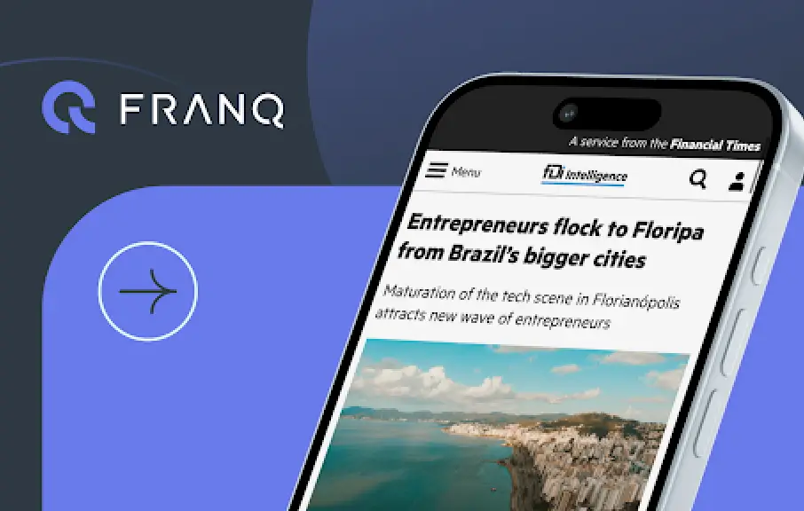 Franq é destaque no Financial Times